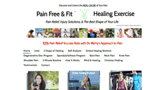 Desktop Screenshot of painfreeandfit.com